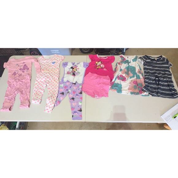 Lot of 39 Girls Pajama Sets Size 24m - 3T, Assorted brands - Picture 5 of 7